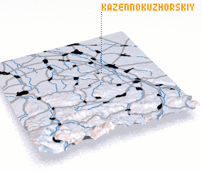 3d view of Kazenno-Kuzhorskiy