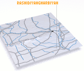 3d view of Rashīdīyah Gharbīyah