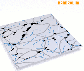 3d view of Mandrovka