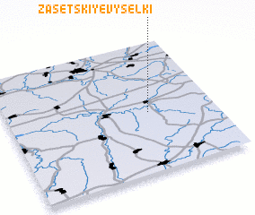 3d view of Zasetskiye Vyselki