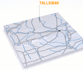 3d view of Tall Dībāk