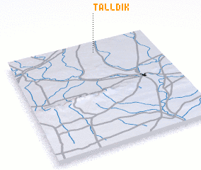 3d view of Tall Dīk