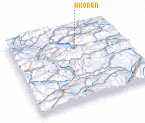 3d view of Akören