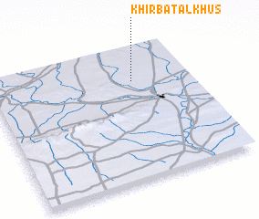 3d view of Khirbat al Khūş