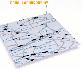 3d view of (( Novovladimirovskiy ))