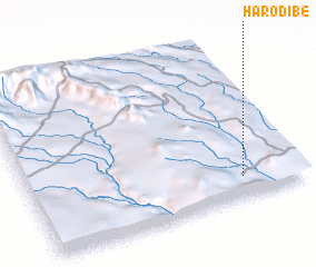 3d view of Hāro Dībē