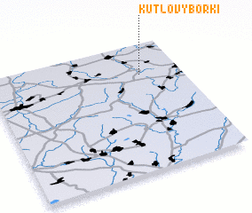 3d view of Kutlovy Borki