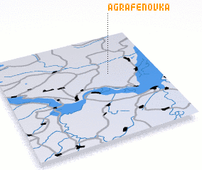 3d view of Agrafënovka