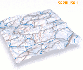 3d view of Sarıkuşak