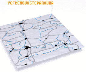 3d view of Yefremovo-Stepanovka