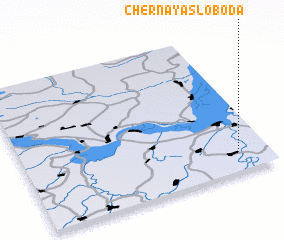3d view of Chernaya Sloboda