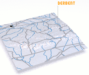 3d view of Derbent