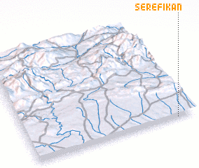 3d view of Şerefikan