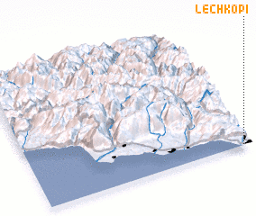 3d view of Lechʼkʼopʼi