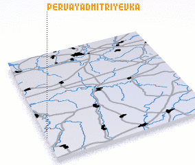 3d view of Pervaya Dmitriyevka