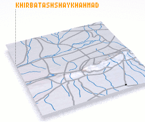 3d view of Khirbat ash Shaykh Aḩmad