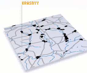 3d view of Krasnyy