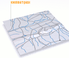 3d view of Khirbat Qāḑī