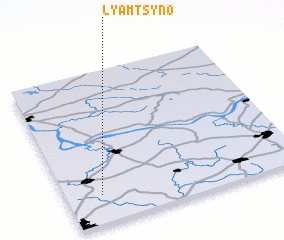 3d view of Lyamtsyno