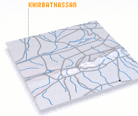 3d view of Khirbat Ḩassān