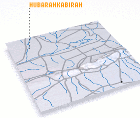 3d view of Ḩubārah Kabīrah