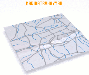 3d view of Madīnat Ruḩayyah