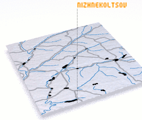 3d view of Nizhnekol\