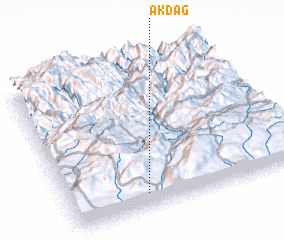 3d view of Akdağ