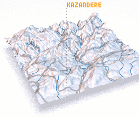 3d view of Kazandere