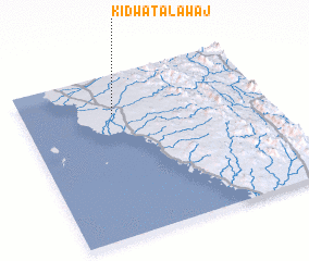 3d view of Kidwat al A‘waj