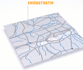 3d view of Khirbat Ḩātim