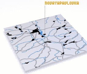 3d view of Novaya Pavlovka