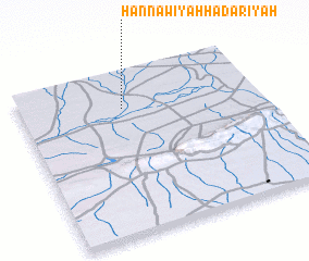 3d view of Ḩannāwīyah Ḩaḑarīyah