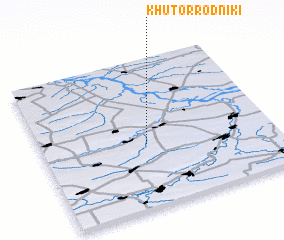 3d view of Khutor Rodniki