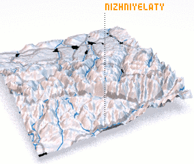 3d view of Nizhniye Laty