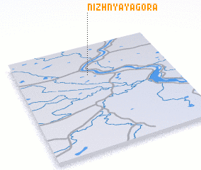 3d view of Nizhnyaya Gora