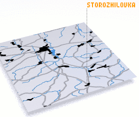 3d view of Storozhilovka