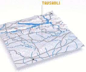 3d view of Tavşanlı