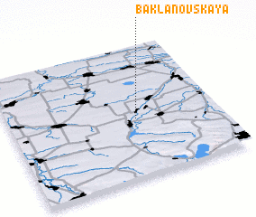 3d view of Baklanovskaya
