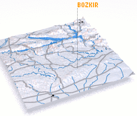 3d view of Bozkır