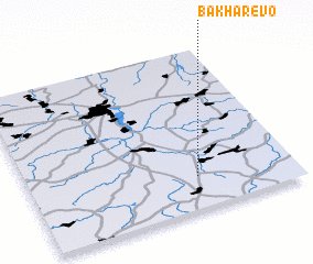 3d view of Bakharëvo