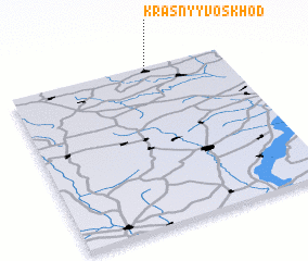 3d view of Krasnyy Voskhod