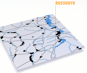 3d view of Russkoye