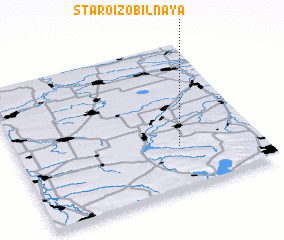 3d view of Staroizobil\