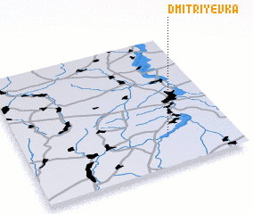 3d view of Dmitriyevka