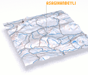 3d view of Aşağıhanbeyli