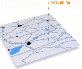 3d view of Kostyunino