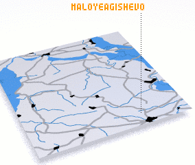 3d view of Maloye Agishevo