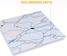 3d view of Kozlovo-Nikol\