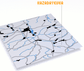 3d view of Kazadayevka